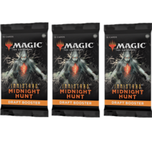 3x Draft Booster Packs - Innistrad: Midnight Hunt